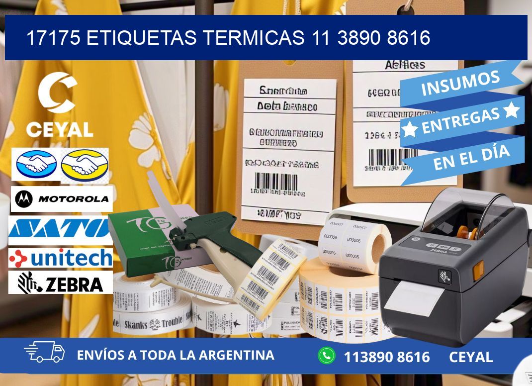 17175 ETIQUETAS TERMICAS 11 3890 8616