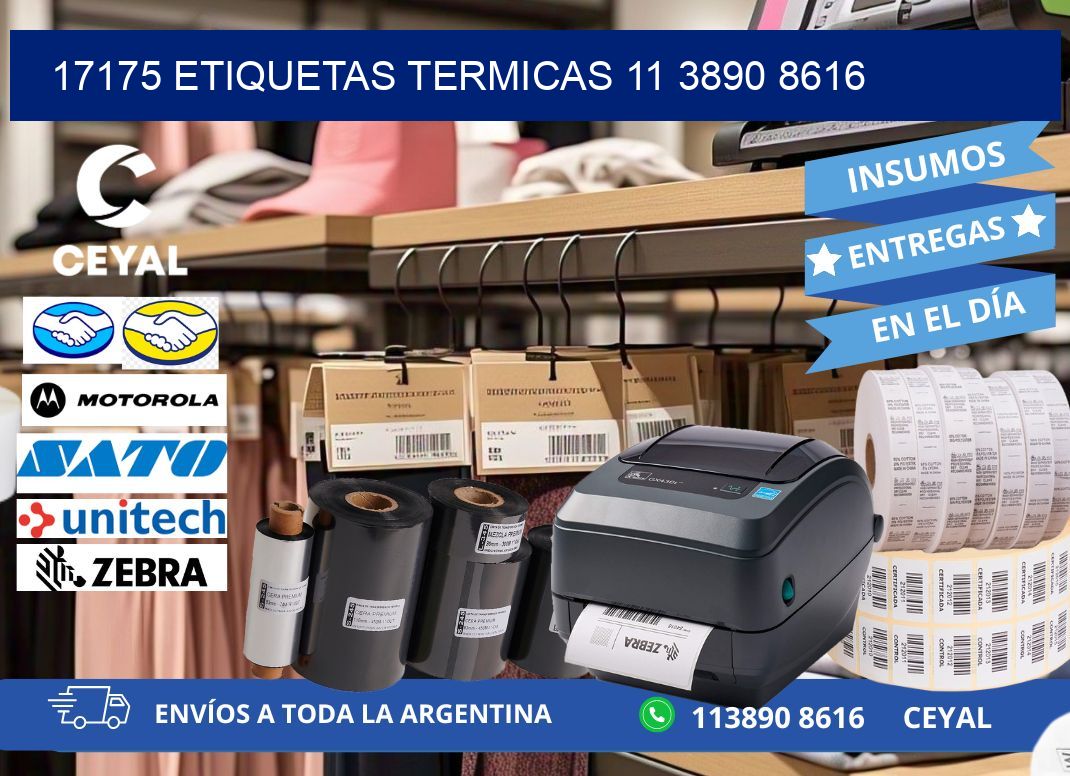 17175 ETIQUETAS TERMICAS 11 3890 8616