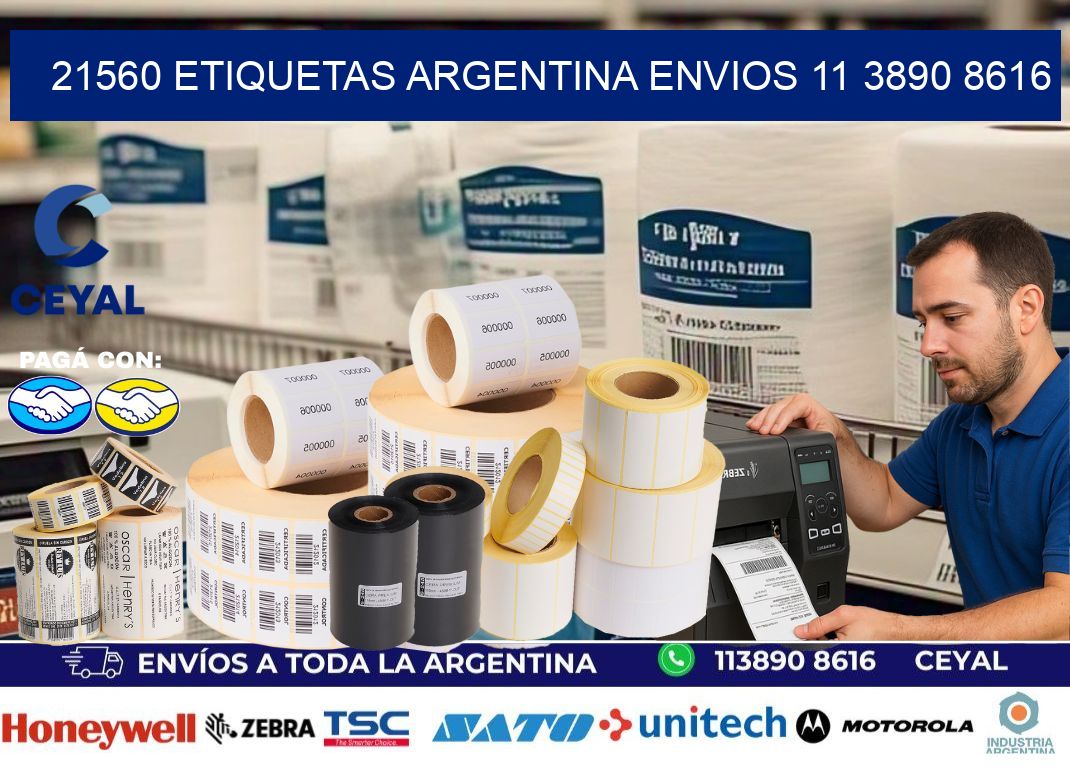 21560 ETIQUETAS ARGENTINA ENVIOS 11 3890 8616