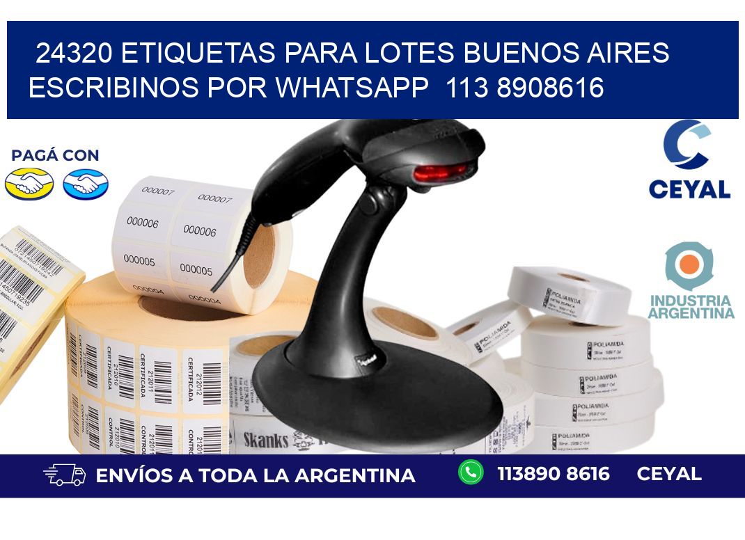 24320 ETIQUETAS PARA LOTES BUENOS AIRES ESCRIBINOS POR WHATSAPP  113 8908616