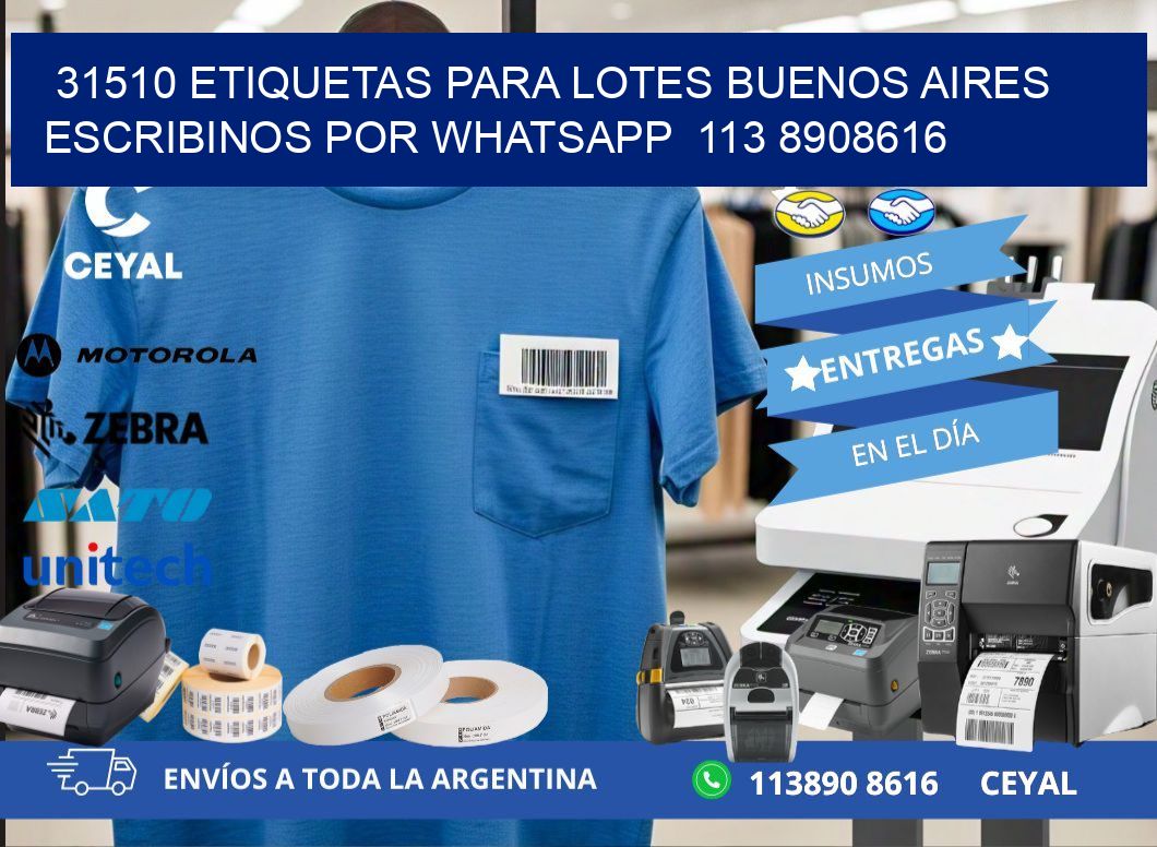31510 ETIQUETAS PARA LOTES BUENOS AIRES ESCRIBINOS POR WHATSAPP  113 8908616
