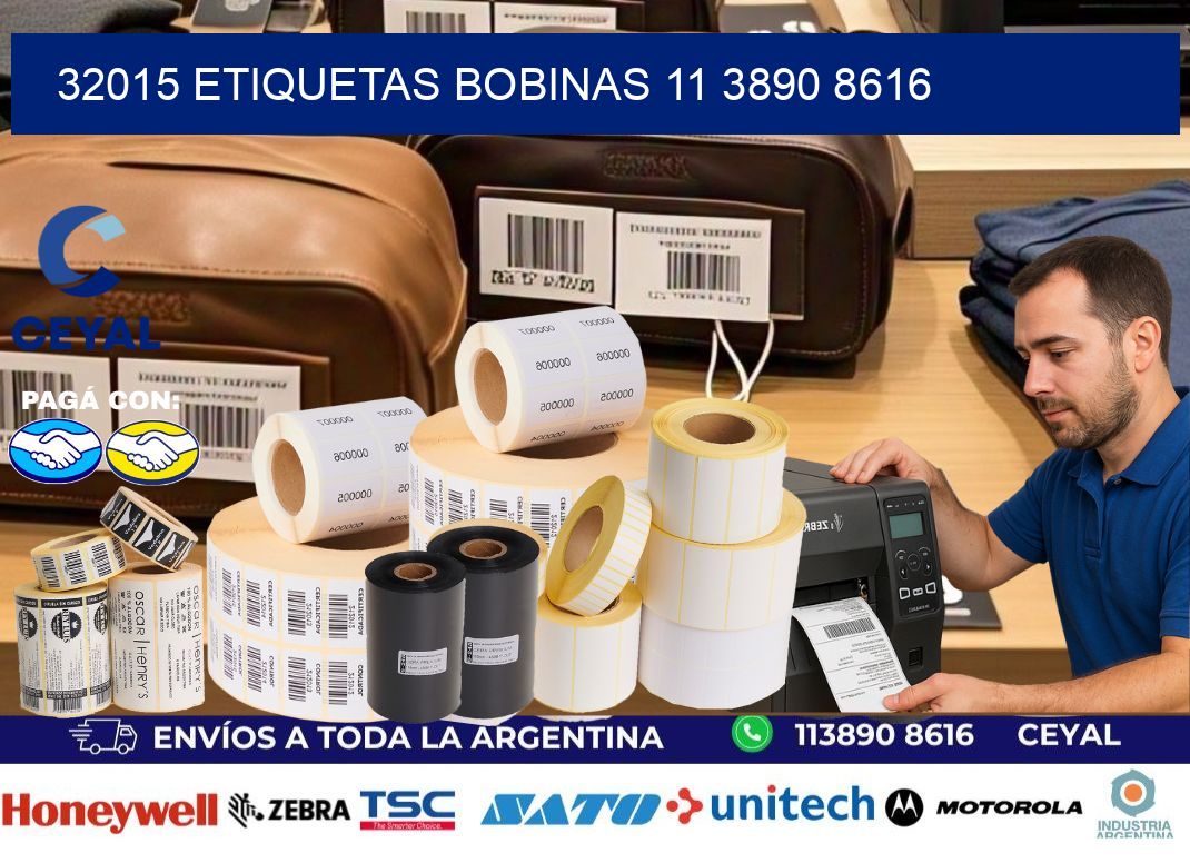 32015 ETIQUETAS BOBINAS 11 3890 8616