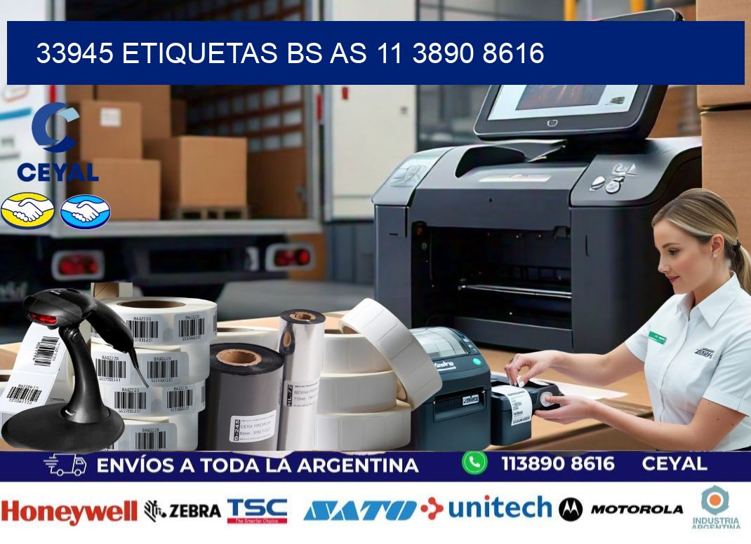 33945 ETIQUETAS BS AS 11 3890 8616