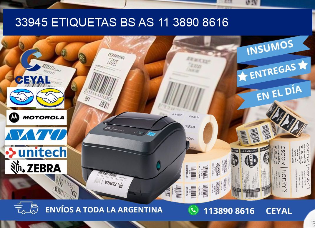 33945 ETIQUETAS BS AS 11 3890 8616