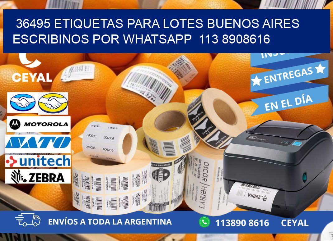 36495 ETIQUETAS PARA LOTES BUENOS AIRES ESCRIBINOS POR WHATSAPP  113 8908616