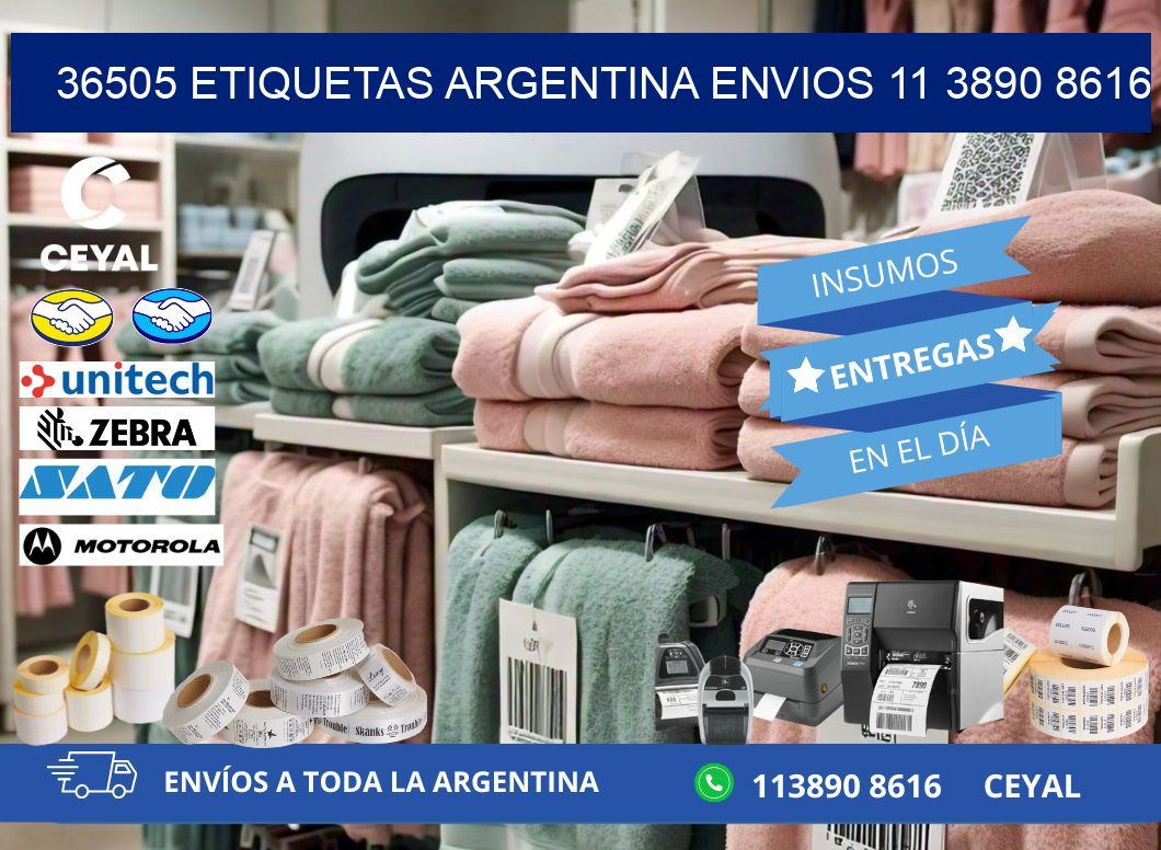 36505 ETIQUETAS ARGENTINA ENVIOS 11 3890 8616