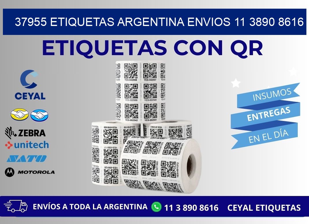 37955 ETIQUETAS ARGENTINA ENVIOS 11 3890 8616