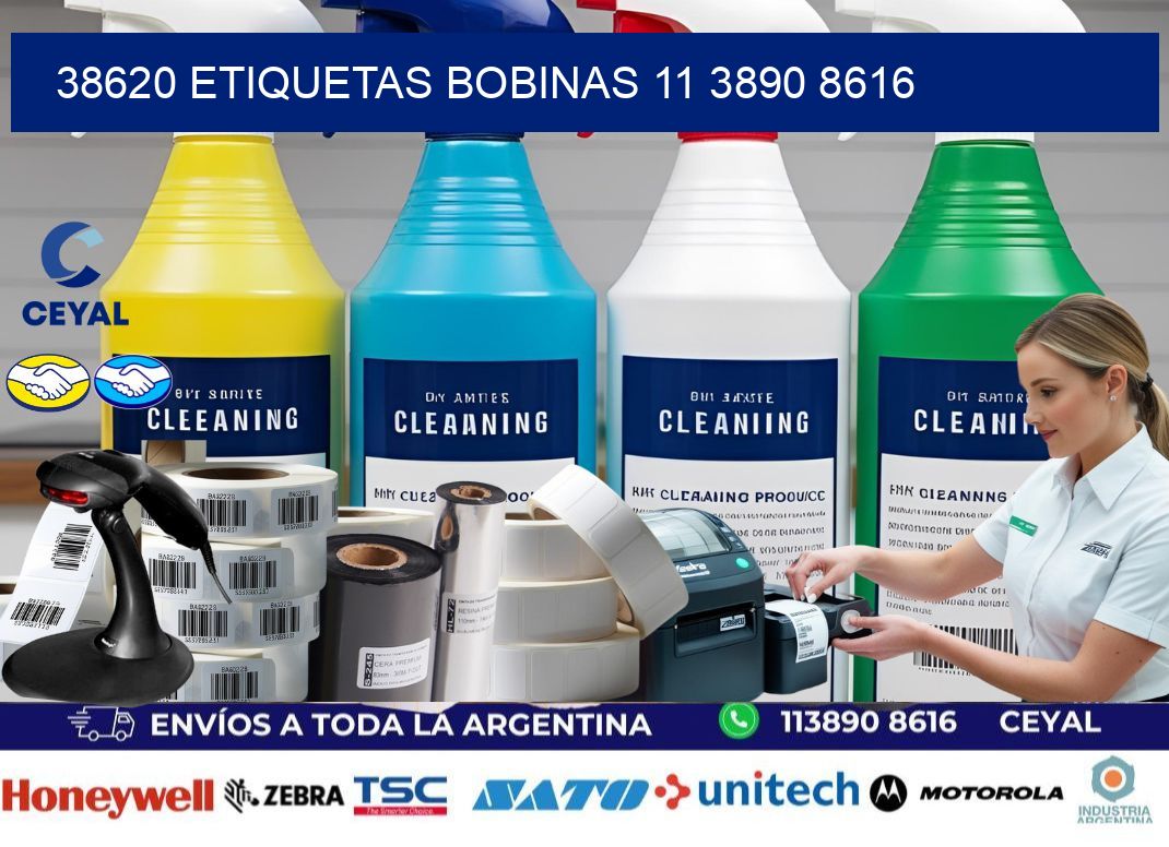 38620 ETIQUETAS BOBINAS 11 3890 8616