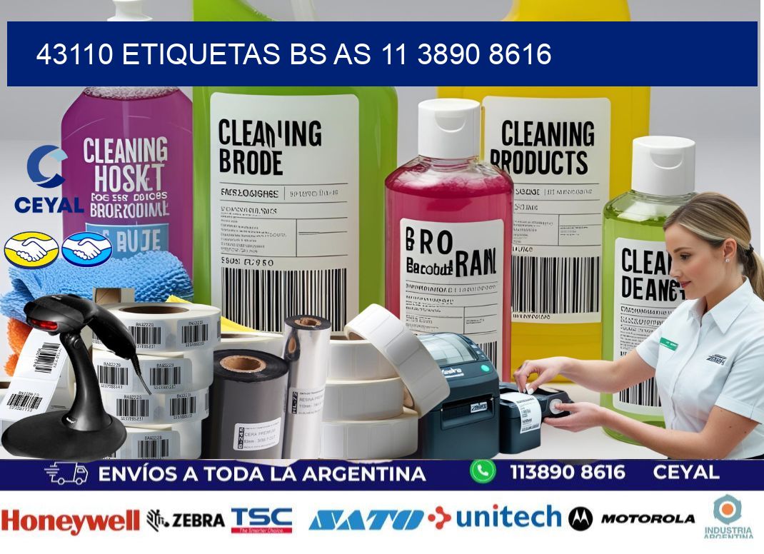 43110 ETIQUETAS BS AS 11 3890 8616