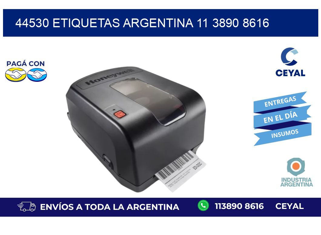 44530 ETIQUETAS ARGENTINA 11 3890 8616
