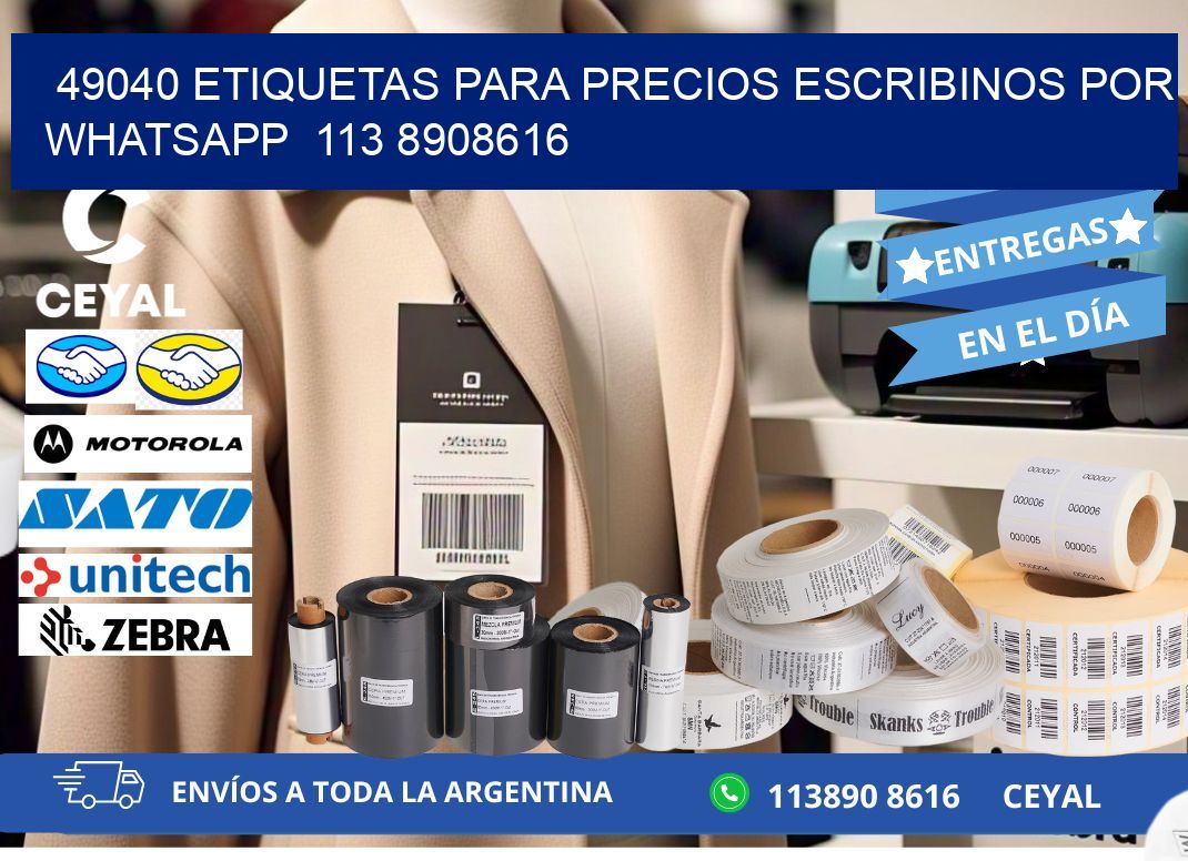 49040 ETIQUETAS PARA PRECIOS ESCRIBINOS POR WHATSAPP  113 8908616