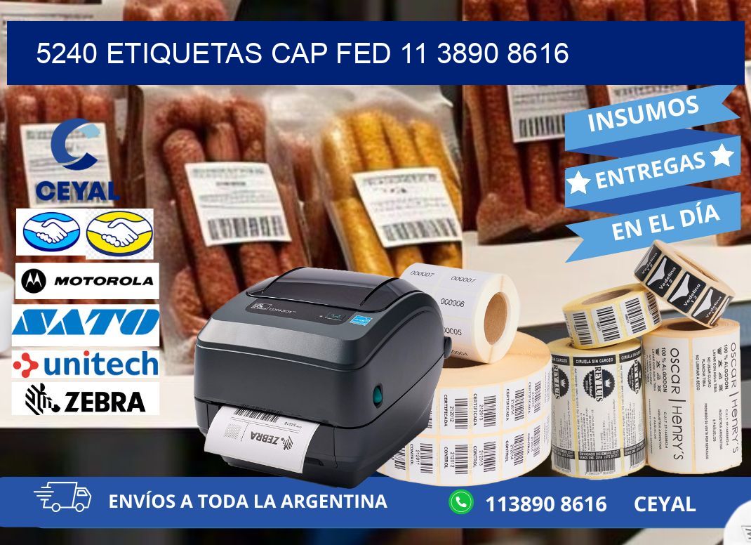5240 ETIQUETAS CAP FED 11 3890 8616