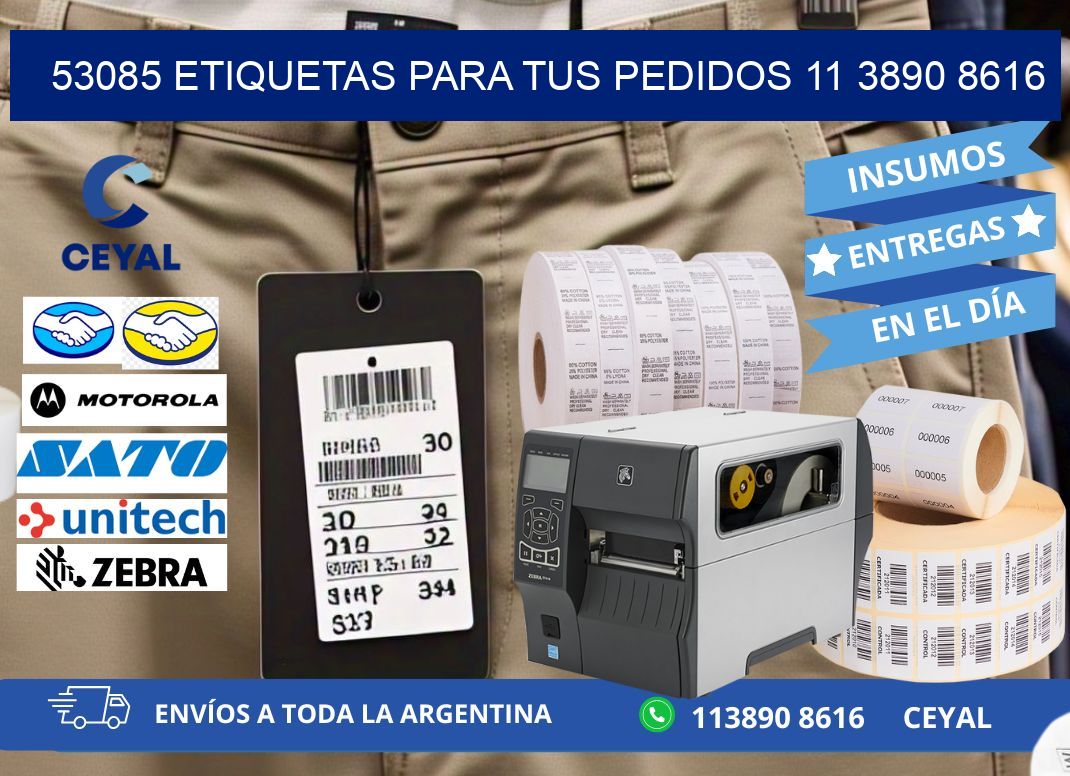 53085 ETIQUETAS PARA TUS PEDIDOS 11 3890 8616