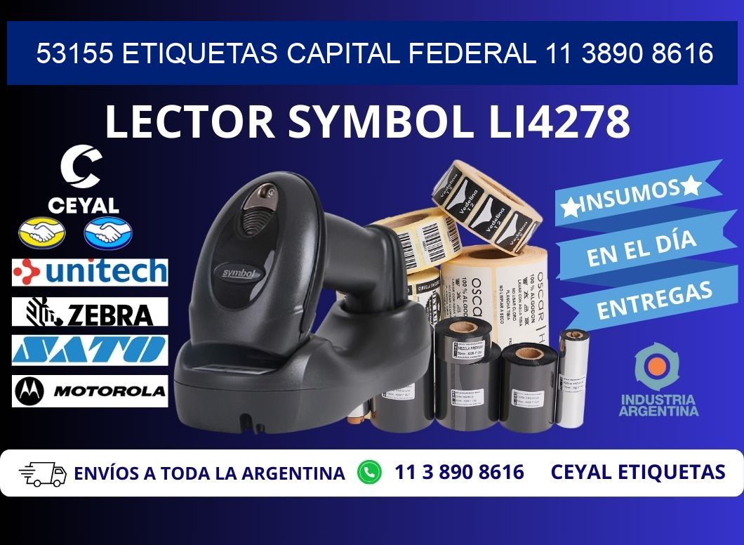 53155 ETIQUETAS CAPITAL FEDERAL 11 3890 8616