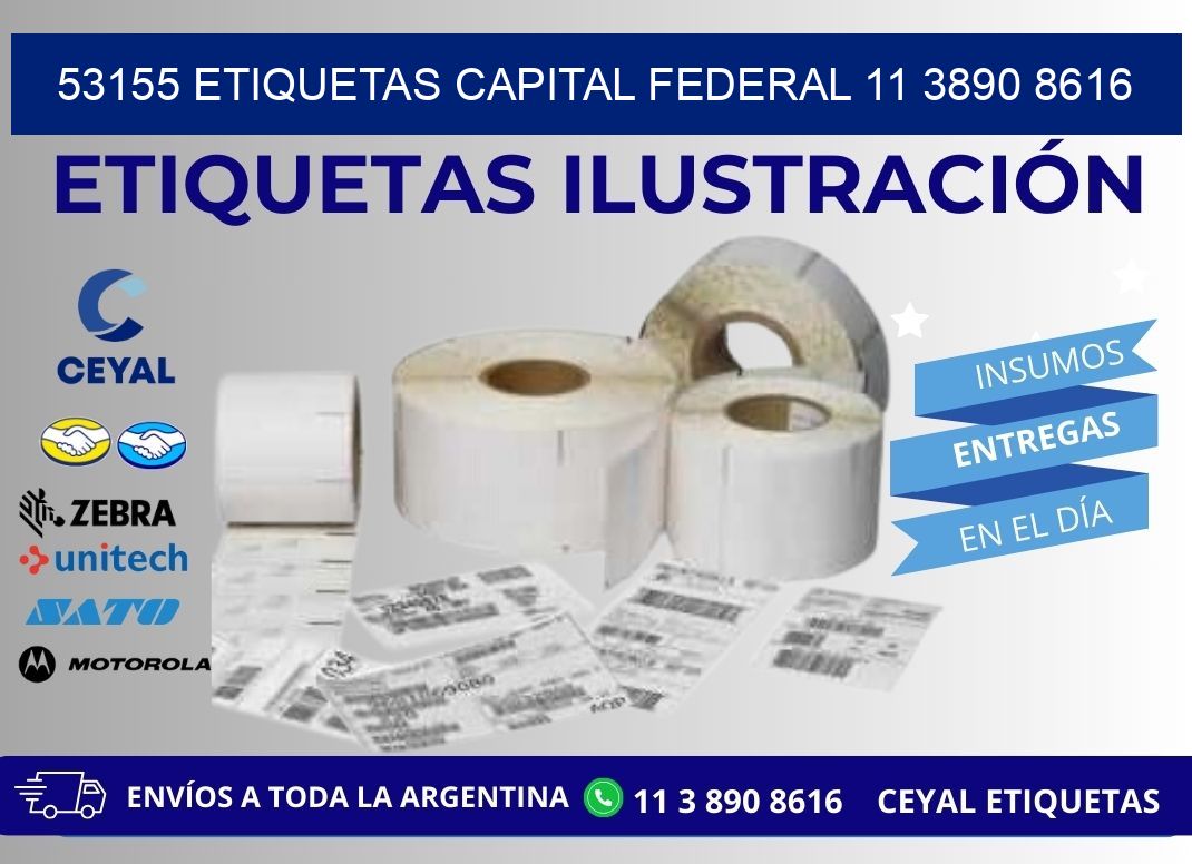 53155 ETIQUETAS CAPITAL FEDERAL 11 3890 8616