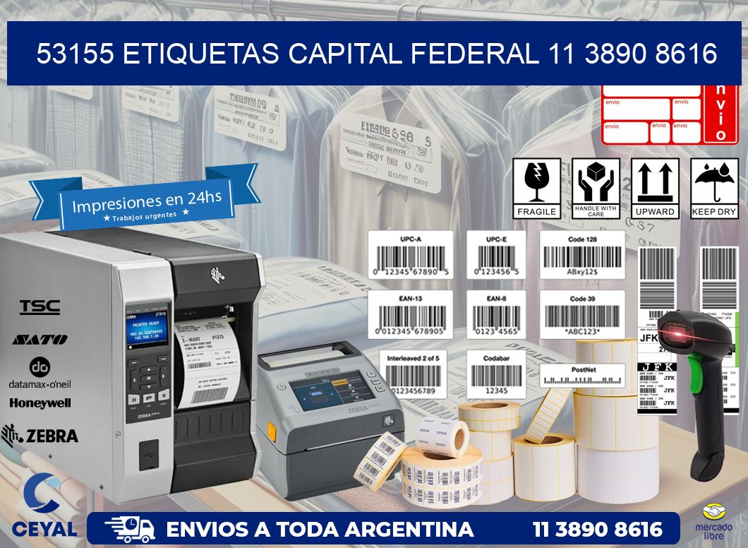 53155 ETIQUETAS CAPITAL FEDERAL 11 3890 8616