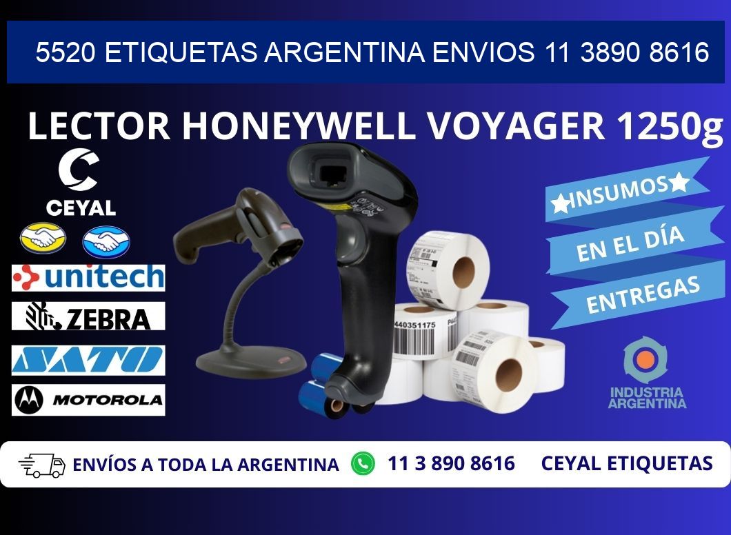 5520 ETIQUETAS ARGENTINA ENVIOS 11 3890 8616