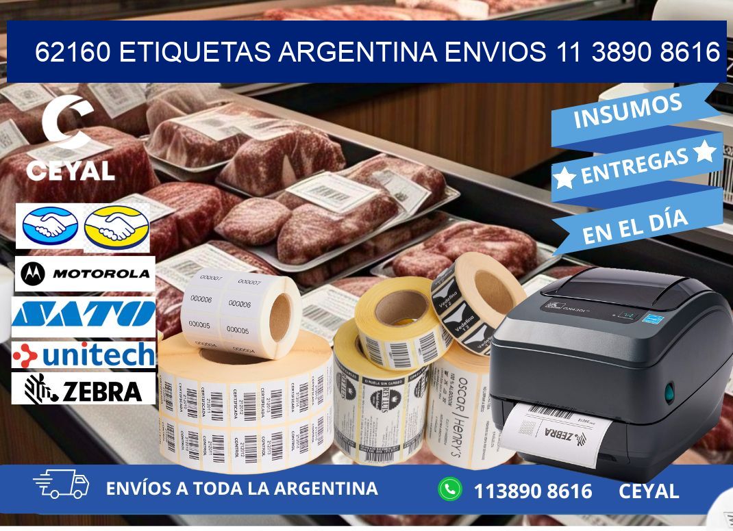 62160 ETIQUETAS ARGENTINA ENVIOS 11 3890 8616