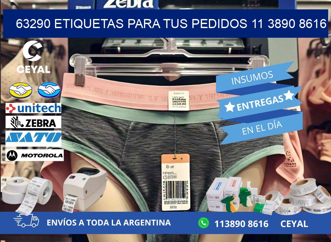 63290 ETIQUETAS PARA TUS PEDIDOS 11 3890 8616