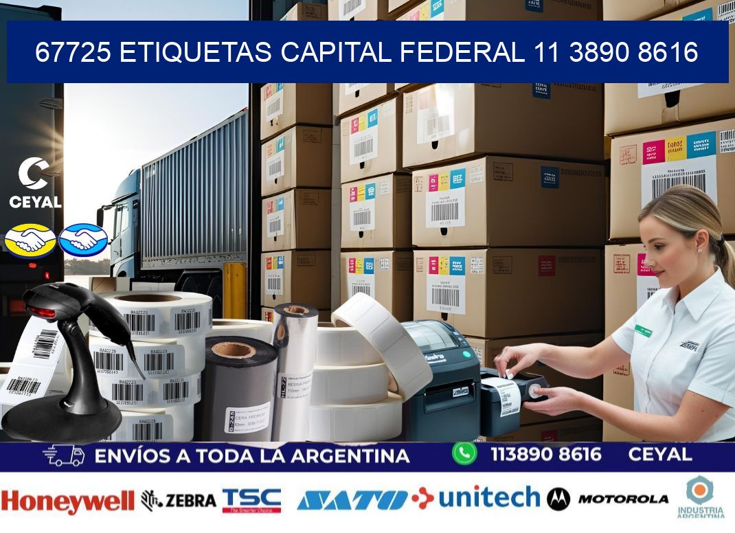 67725 ETIQUETAS CAPITAL FEDERAL 11 3890 8616