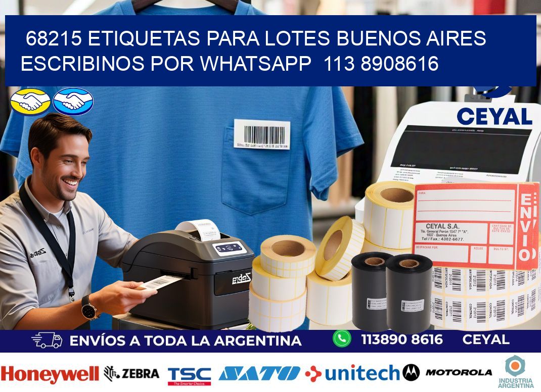 68215 ETIQUETAS PARA LOTES BUENOS AIRES ESCRIBINOS POR WHATSAPP  113 8908616