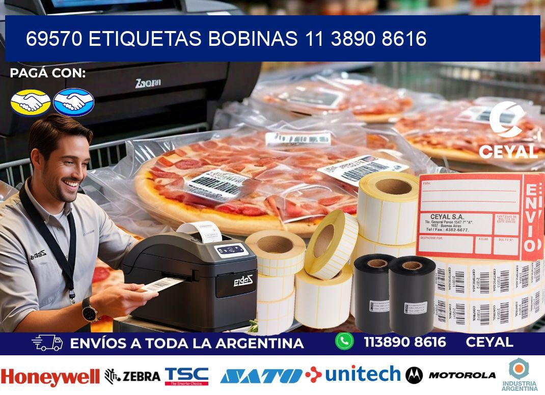 69570 ETIQUETAS BOBINAS 11 3890 8616