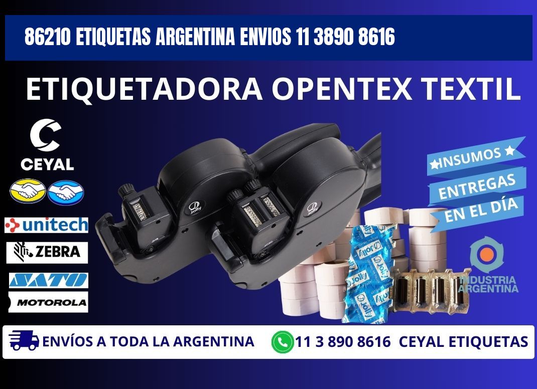86210 ETIQUETAS ARGENTINA ENVIOS 11 3890 8616