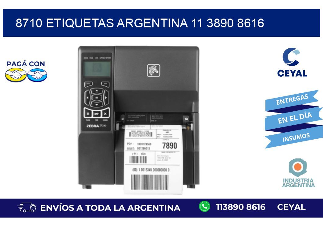 8710 ETIQUETAS ARGENTINA 11 3890 8616