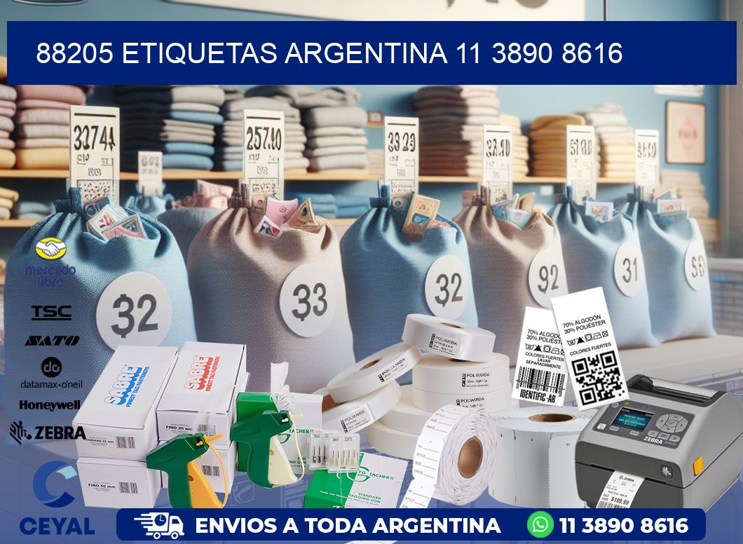 88205 ETIQUETAS ARGENTINA 11 3890 8616