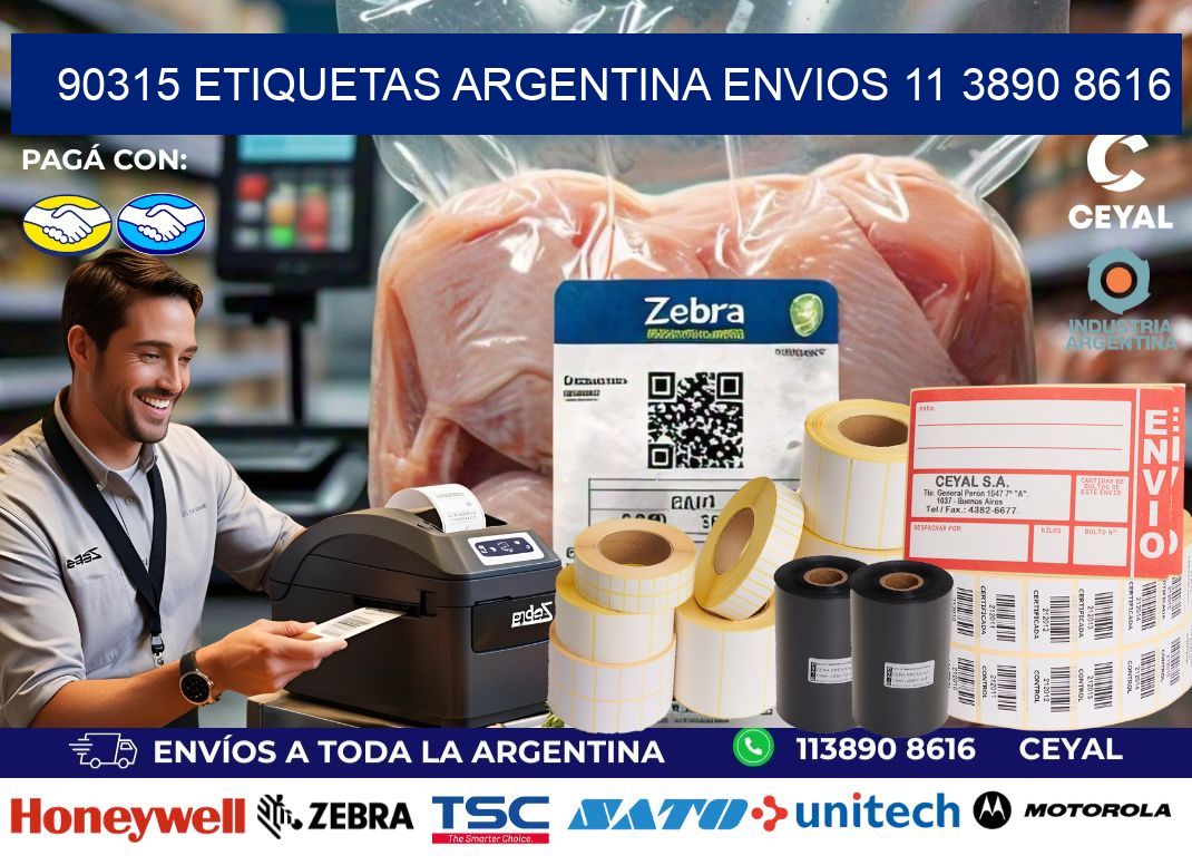 90315 ETIQUETAS ARGENTINA ENVIOS 11 3890 8616