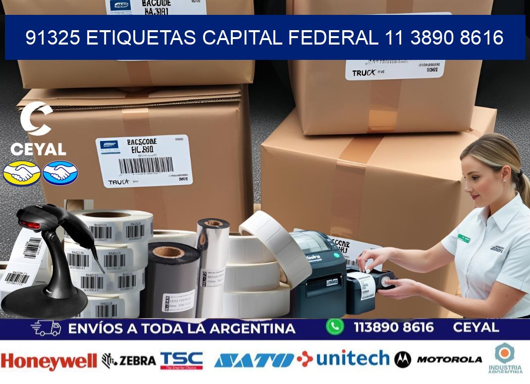 91325 ETIQUETAS CAPITAL FEDERAL 11 3890 8616