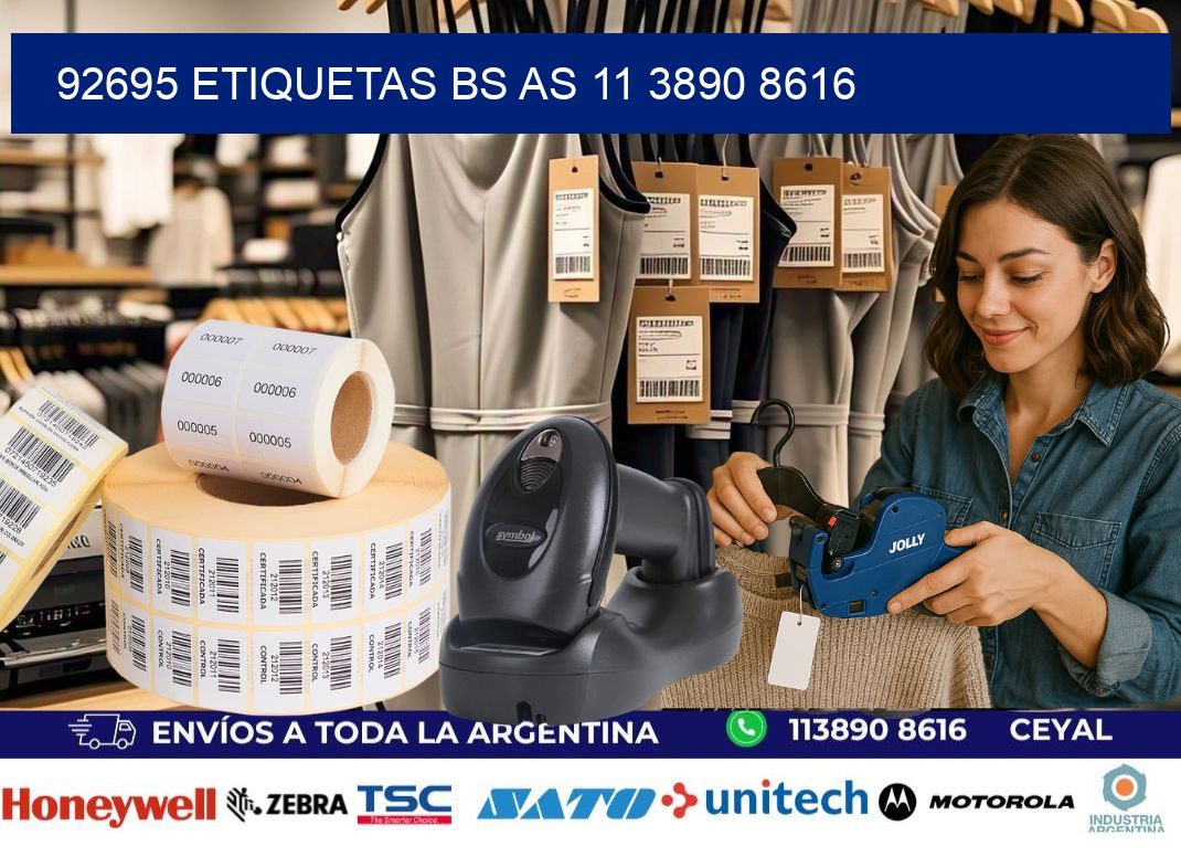 92695 ETIQUETAS BS AS 11 3890 8616