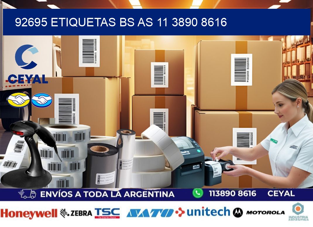 92695 ETIQUETAS BS AS 11 3890 8616
