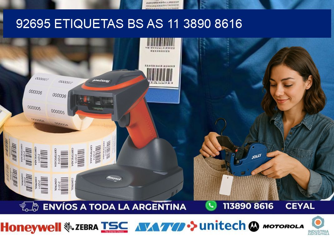 92695 ETIQUETAS BS AS 11 3890 8616