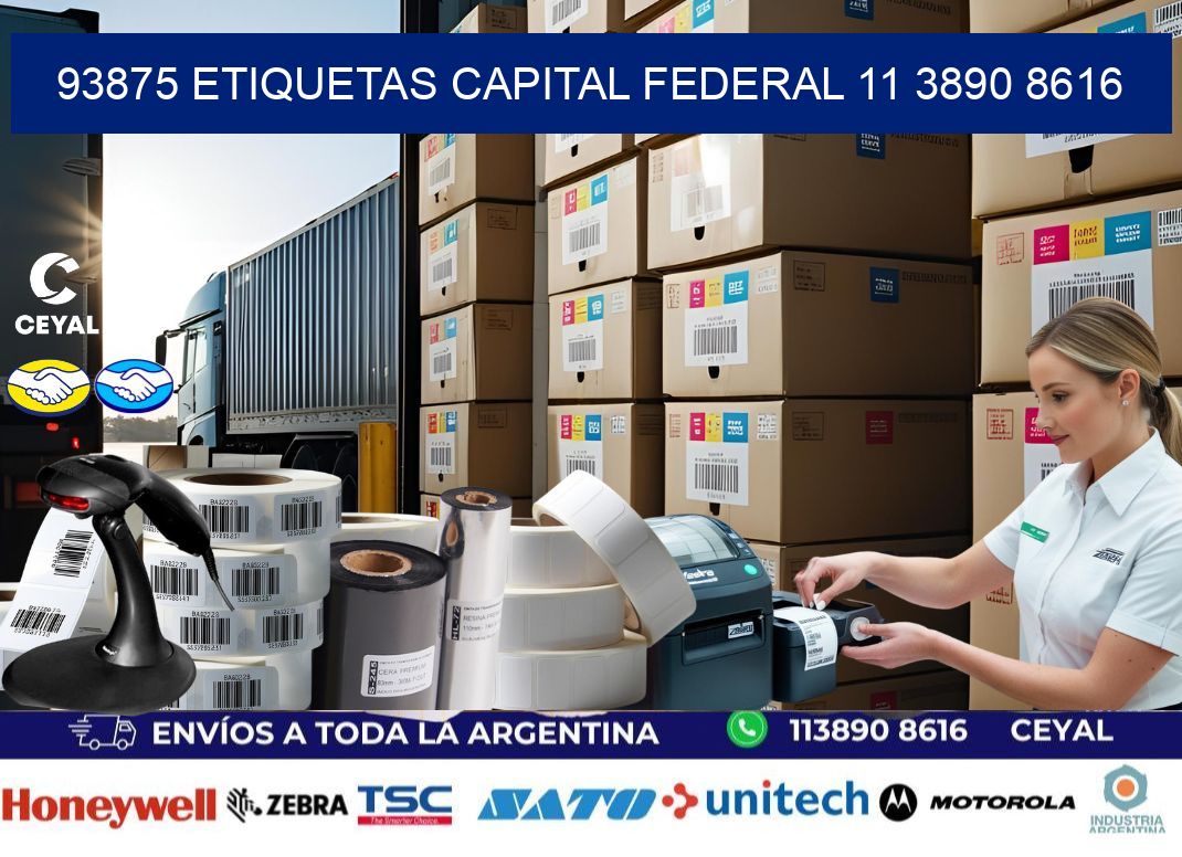 93875 ETIQUETAS CAPITAL FEDERAL 11 3890 8616
