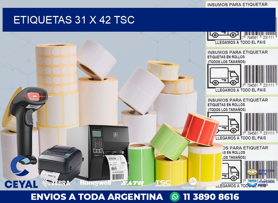 ETIQUETAS 31 x 42 TSC