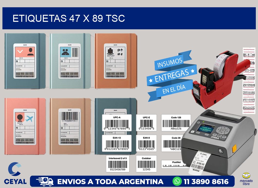ETIQUETAS 47 x 89 TSC