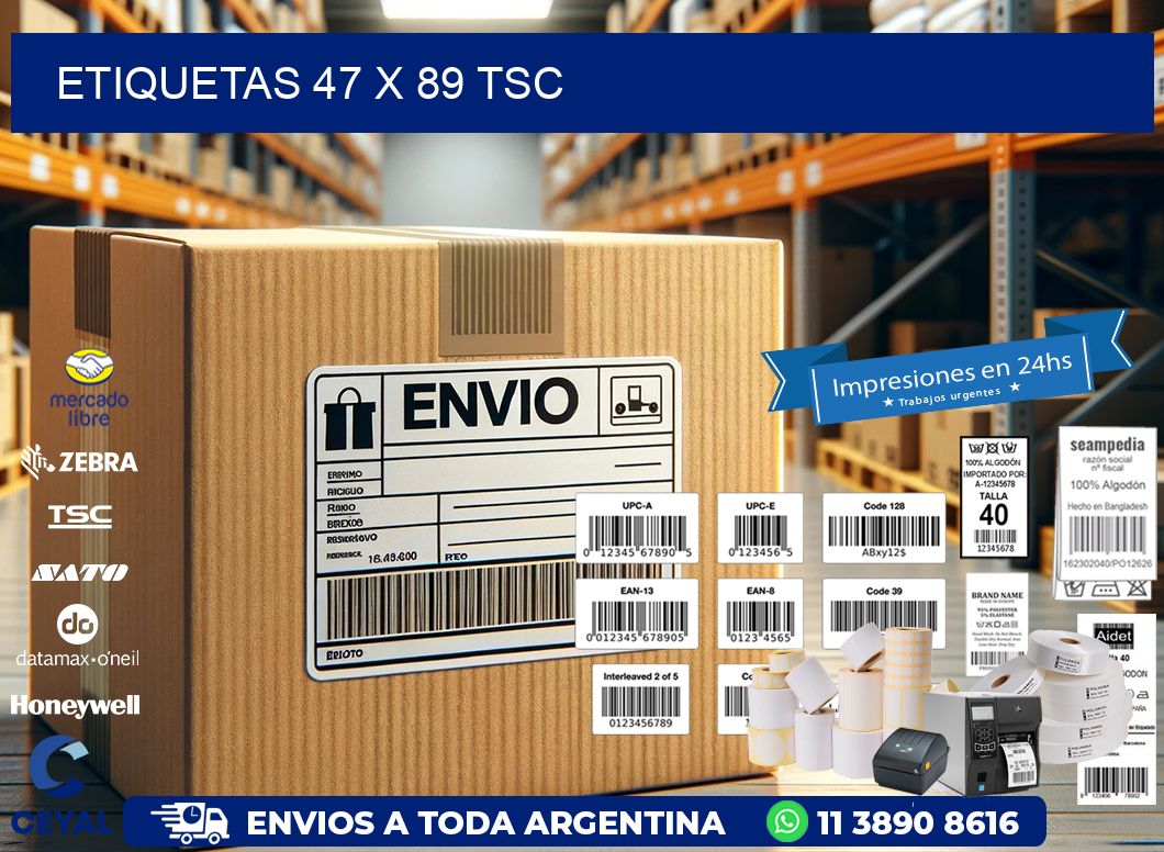 ETIQUETAS 47 x 89 TSC