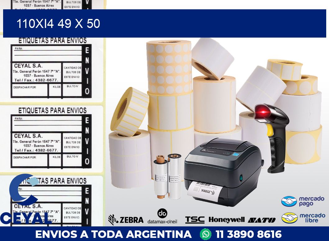 110Xi4 49 x 50