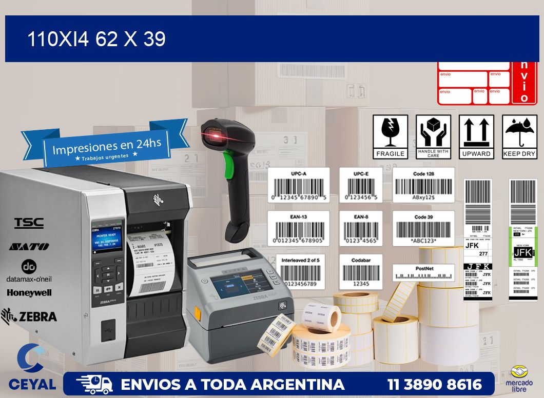 110Xi4 62 x 39