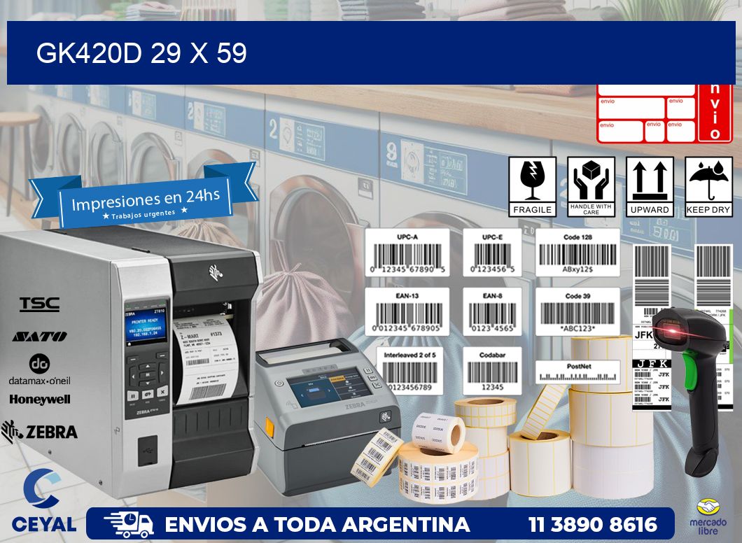 GK420D 29 x 59