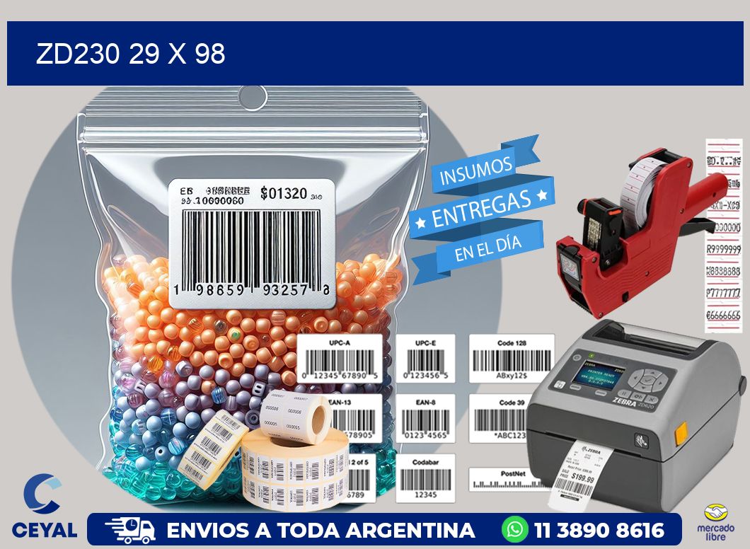 ZD230 29 x 98