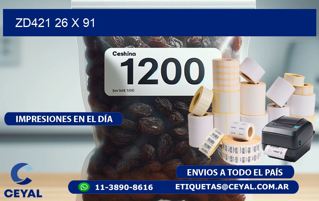 ZD421 26 x 91