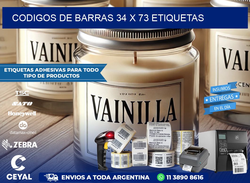 codigos de barras 34 x 73 etiquetas