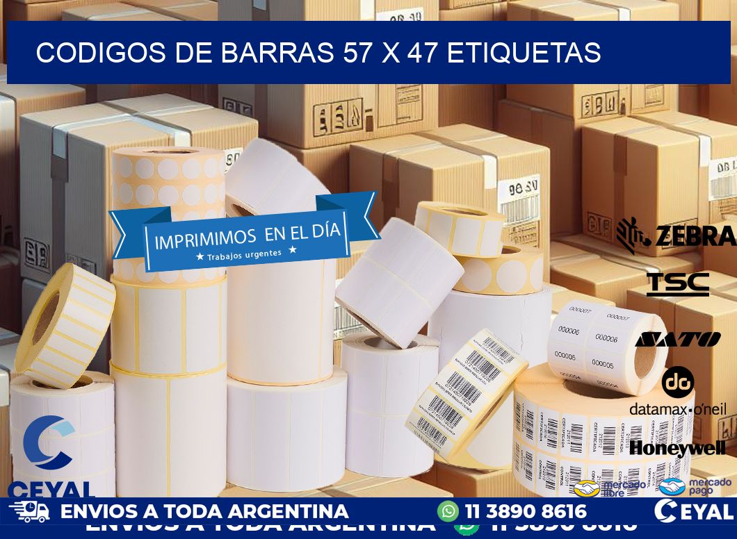 codigos de barras 57 x 47 etiquetas