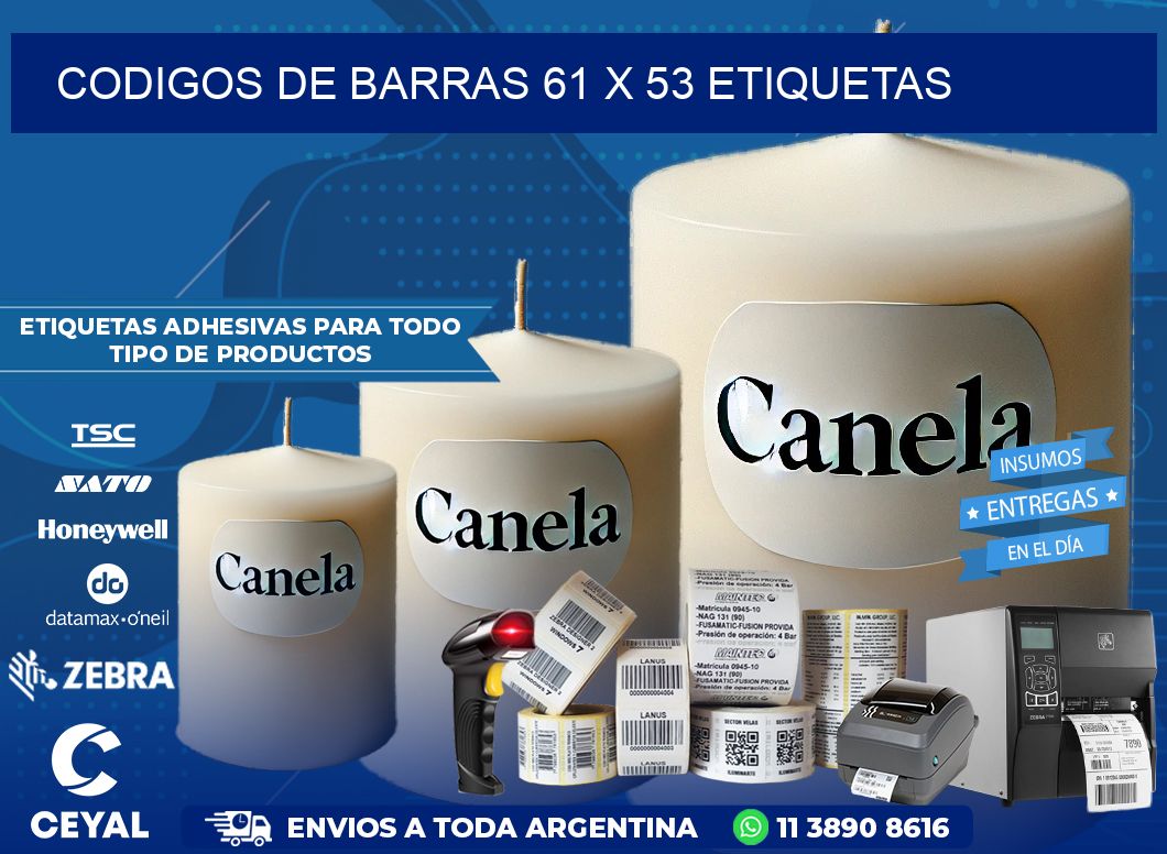 codigos de barras 61 x 53 etiquetas