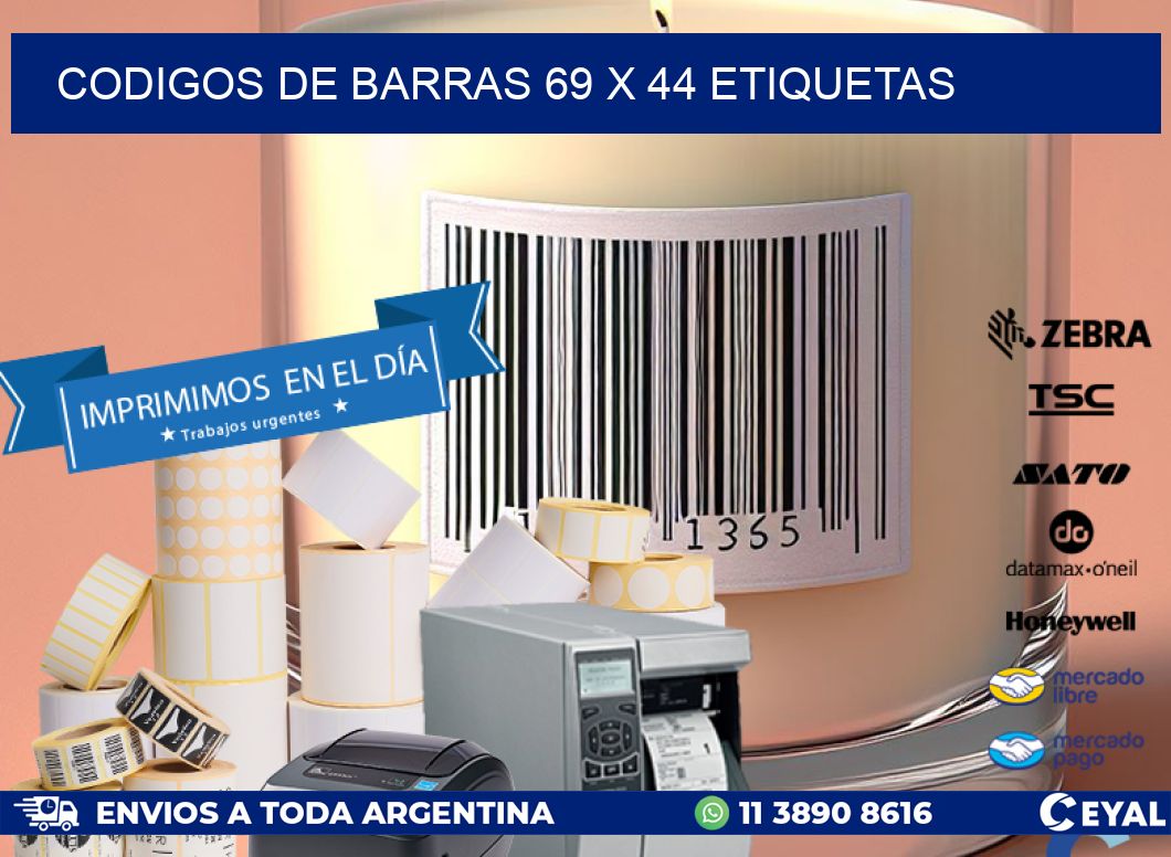 codigos de barras 69 x 44 etiquetas