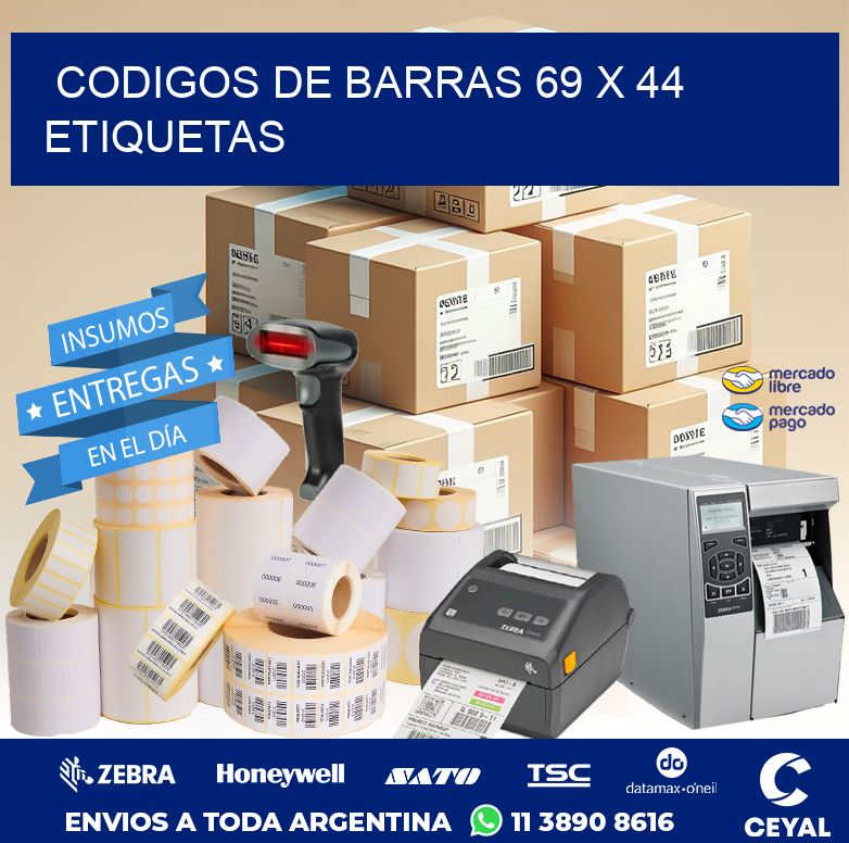 codigos de barras 69 x 44 etiquetas