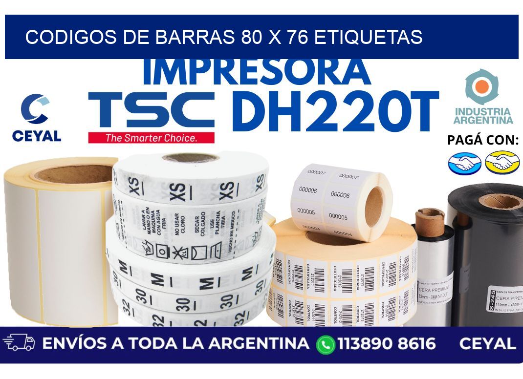 codigos de barras 80 x 76 etiquetas