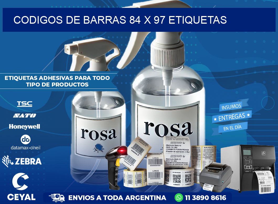codigos de barras 84 x 97 etiquetas